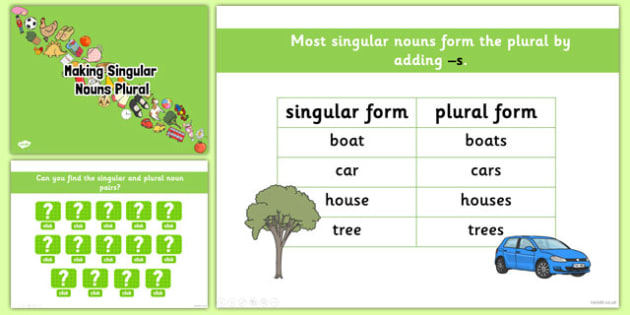 Plural and Singular nouns - Google Indonesia