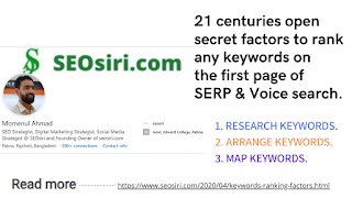 keywords ranking factors