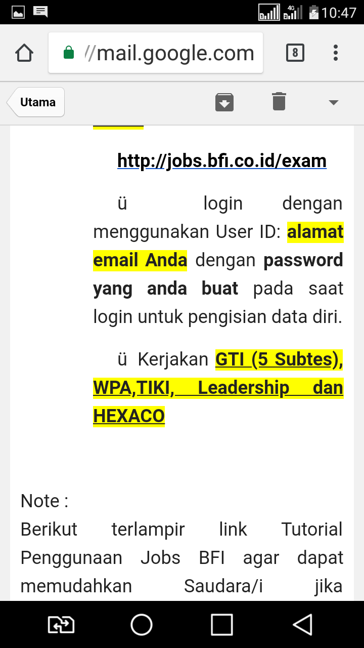 Contoh Psikotes Gti Guru Galeri