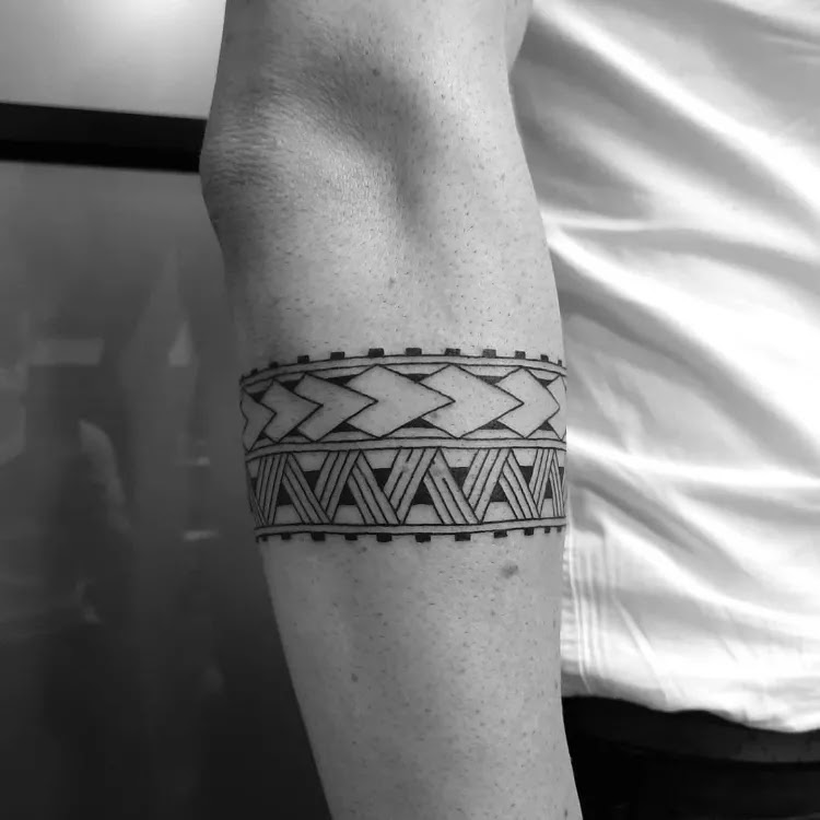 Medium, cool Arm band Tattoo Design Ideas