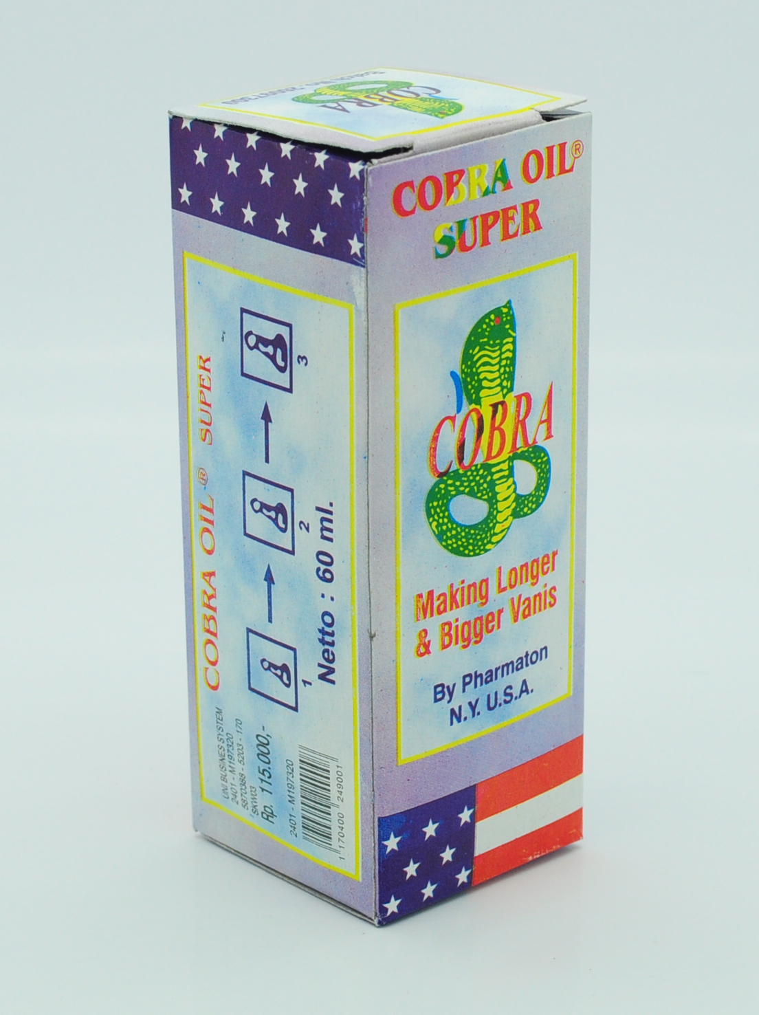 MINYAK COBRA OIL SUPER, Khasiat Memperbesar Penis Dan Membesarkan Alat