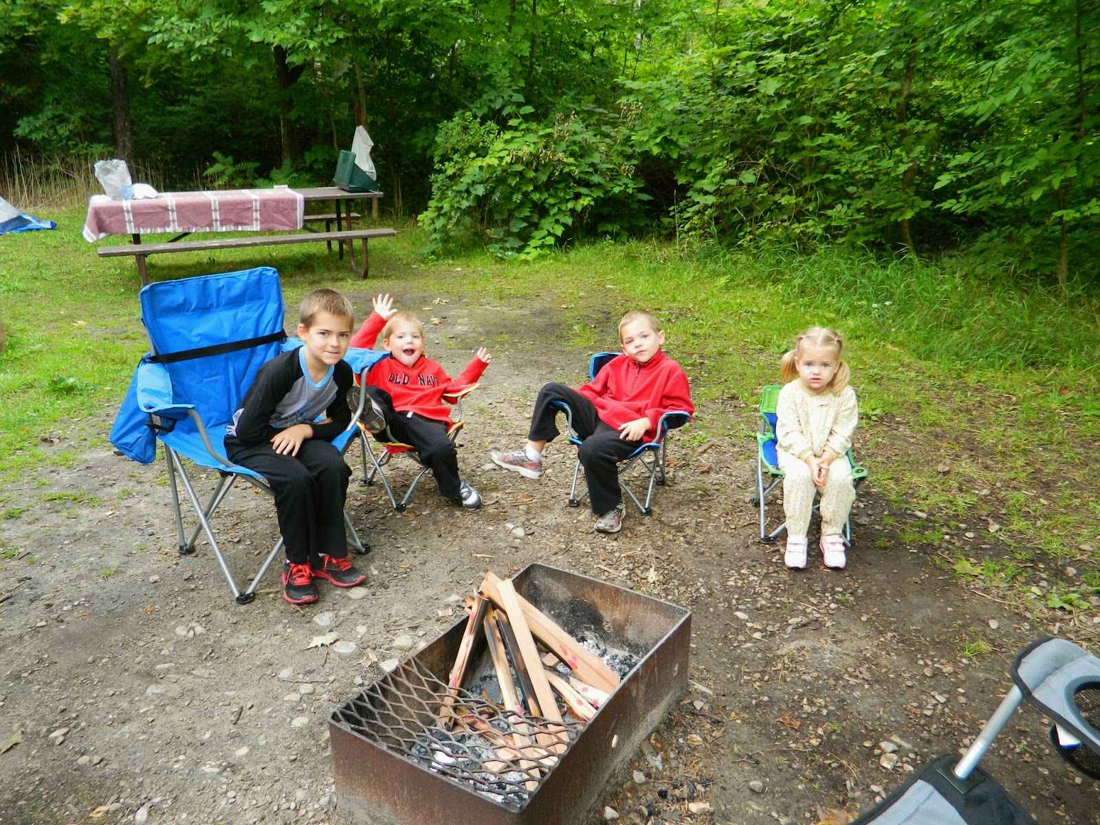 The Jacobsen's Camping in Door County