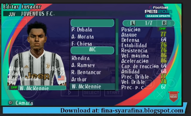 PES 2021 PPSSPP Lite 200 MB PES 2021 PPSSPP Lite 200 MB