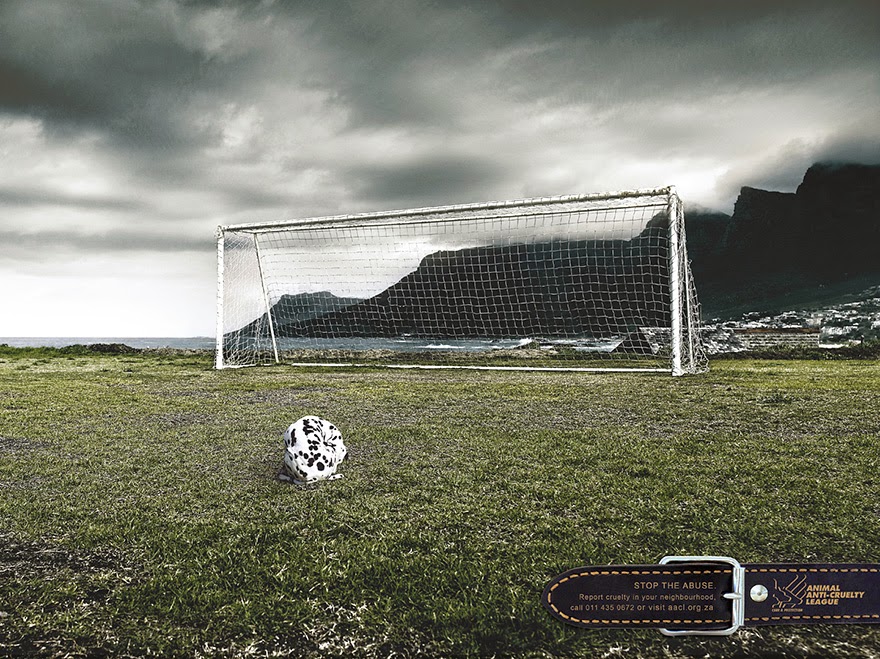 40 Of The Most Powerful Social Issue Ads That’ll Make You Stop And Think - Animal Anti-Cruelty League: That’s Not A Football