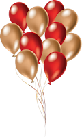 Birthday celebration balloons huge clipart collection PNG - वेडिंग