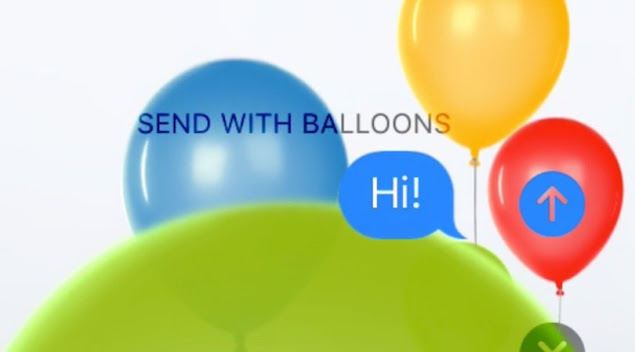 globos mensajes app iphone