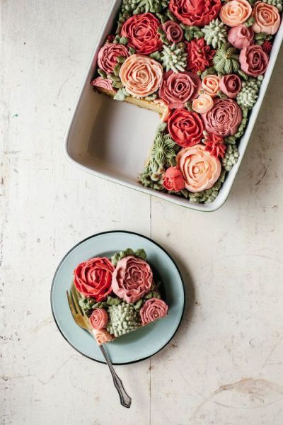 Floral Buttercream Cake