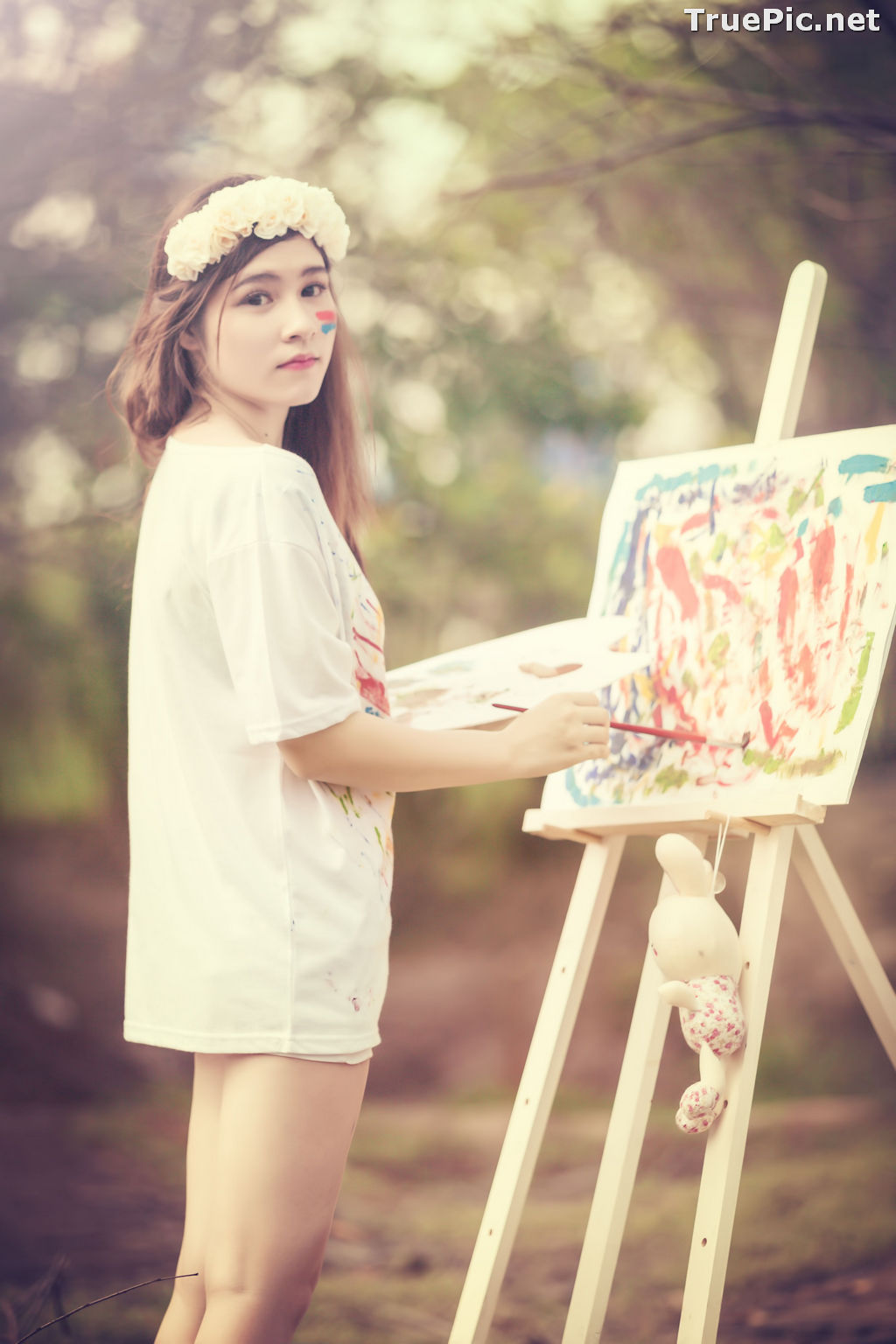 Image Vietnamese Model - How To Beautiful Angel Become An Painter - TruePic.net - Picture-15