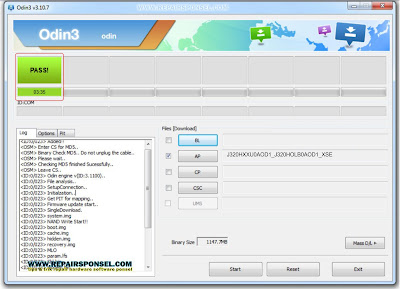 ini sanggup Anda gunakan untuk mengatasi banyak sekali permasalahan atau kerusakan software Sams Cara Flash Samsung Galaxy J3 via Odin v3.10.7