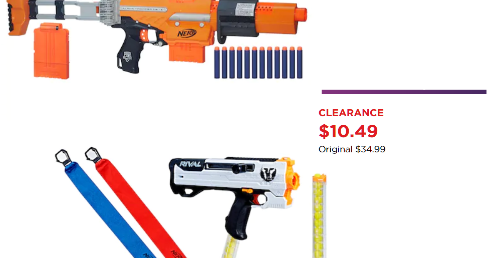 kohls nerf rival