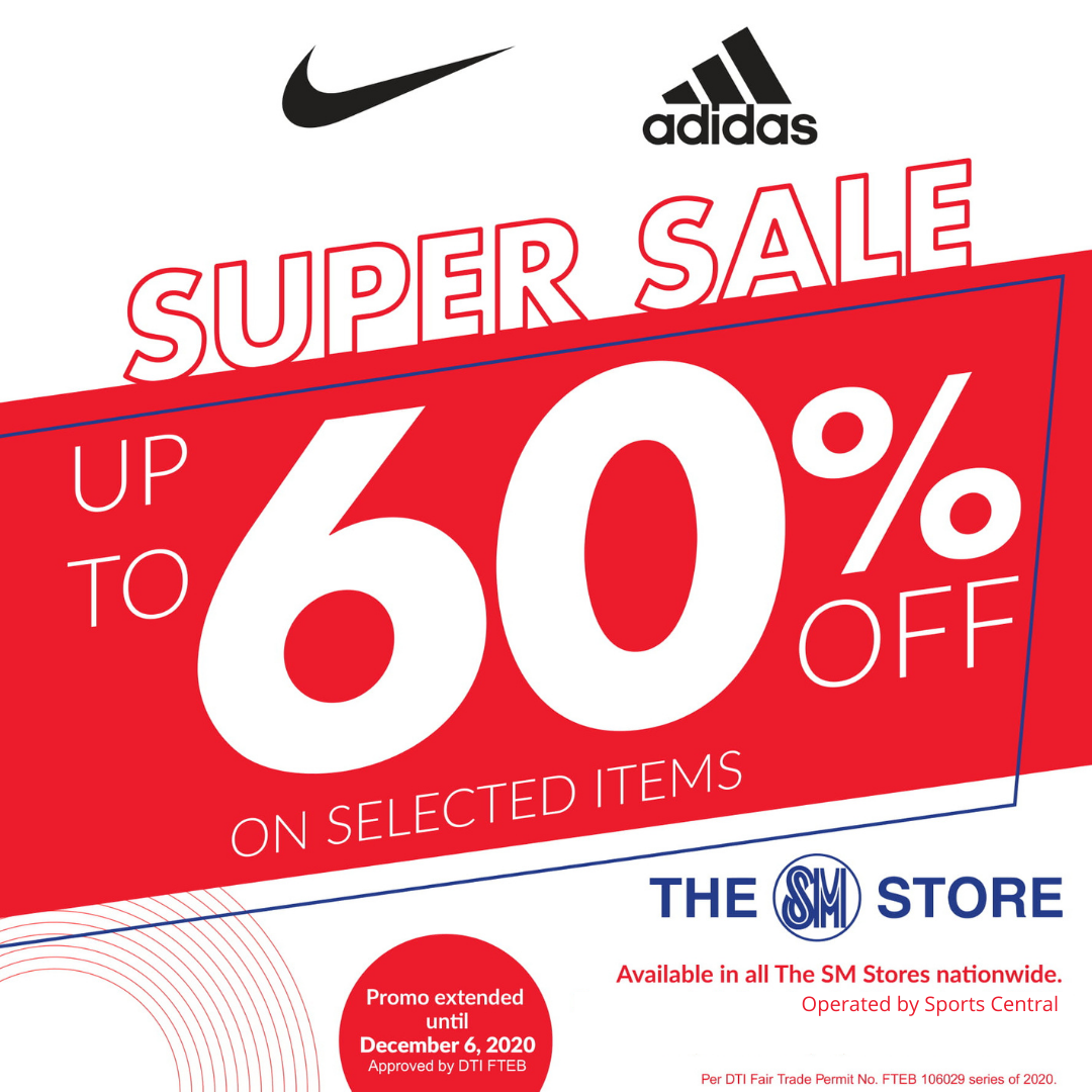 Manila Shopper: UP to 60% OFF on Nike & Adidas: Dec 2020