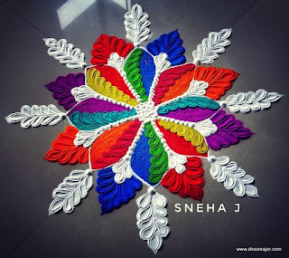 rangoli simple design
