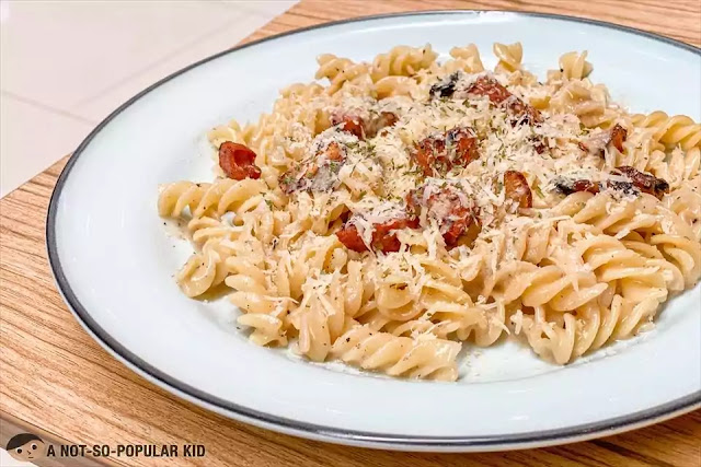 Roasted Garlic and Mushroom Fusilli of Scout's Honor