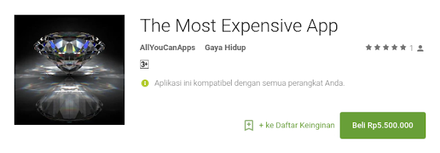 aplikasi android termahal di Play Store The Most Expensive App aplikasi android termahal di Play Store The Most Expensive App