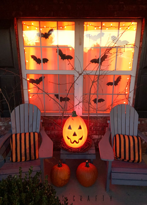 She�s Crafty Halloween Porch sweet with a side of spooky
