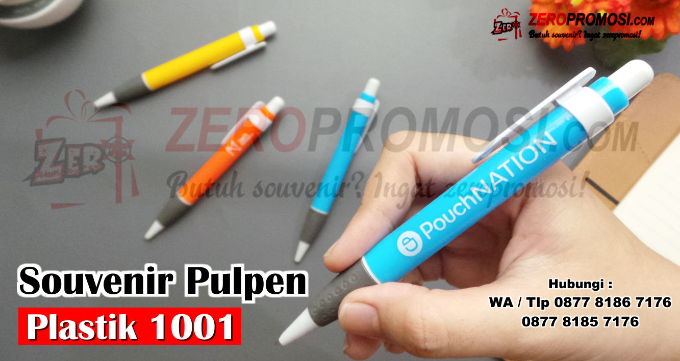 Souvenir Pen Plastik, pen Unik Kode 1001, pulpen promosi, souvenir pen 1001
