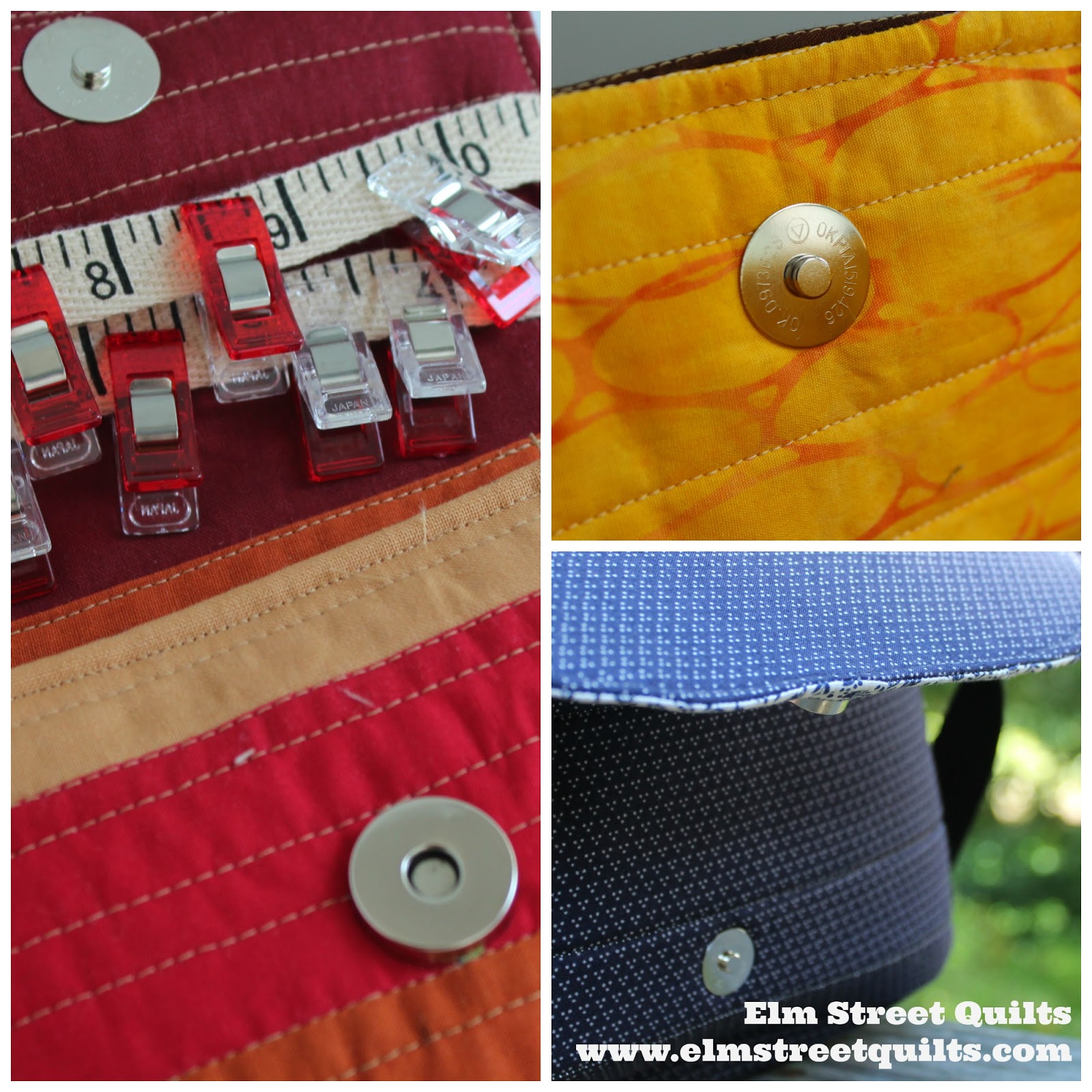 Bag It Snaps Tutorial Elm Street Quilts