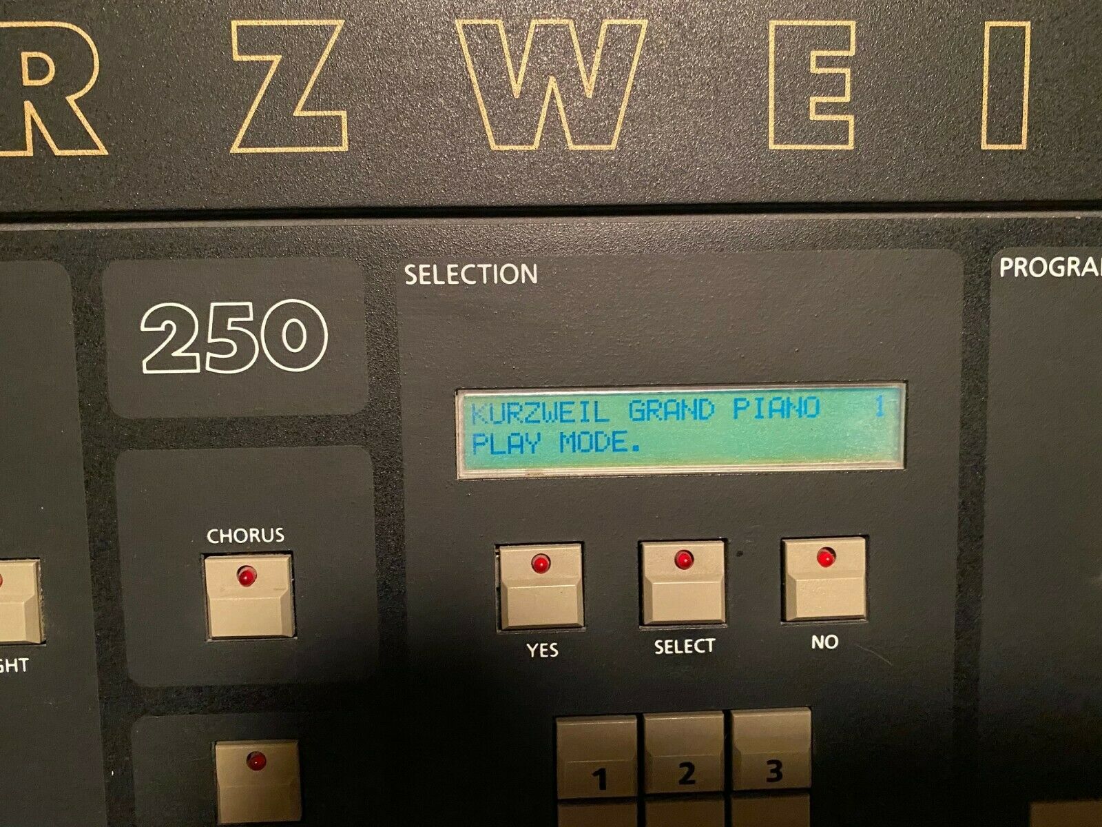 MATRIXSYNTH Kurzweil K250 Digital Sampler/Synthesizer SN 88051737 w