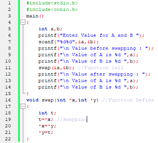 Pointer in C | Call by reference | Passing pointer to function