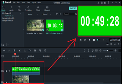 edit green screen di filmora edit green screen di filmora