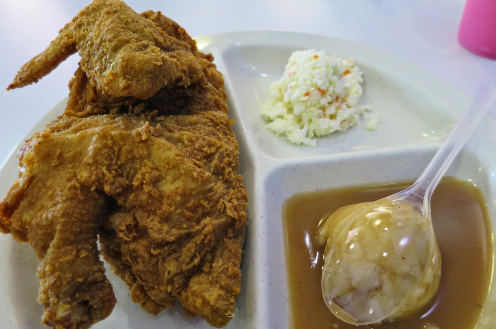 Small Potatoes Make The Steak Look Bigger Arnold's Fried Chicken