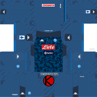 SSC Napoli 2019/2020 Kit - Dream League Soccer Kits