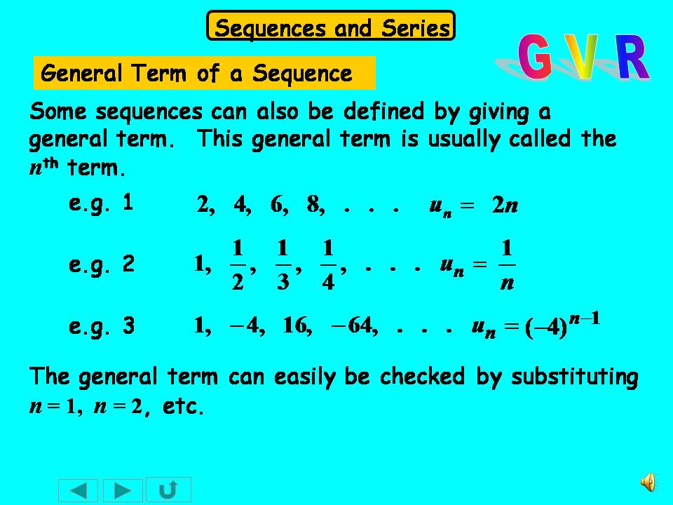 engg.mathsworld Basic diagrammatic explanation of Sequences and Series