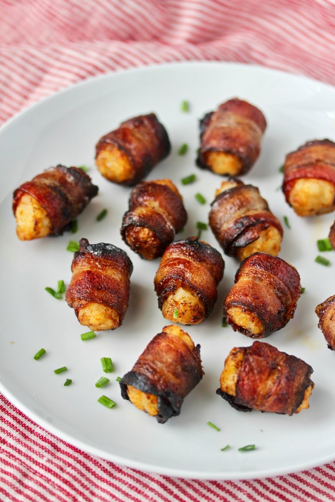 Air Fryer Honey Chipotle Bacon Wrapped Tater Tot Bombs Karen's