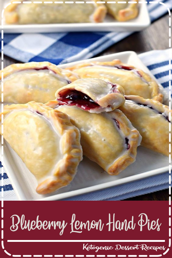 Blueberry Lemon Hand Pies Dessert recipes Donnelly