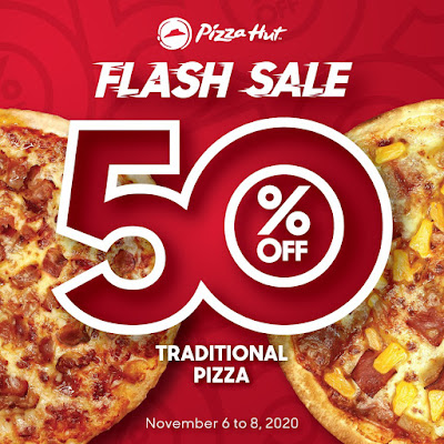 Manila Shopper: Pizza Hut 50% OFF Flash SALE: Nov 6-8 2020