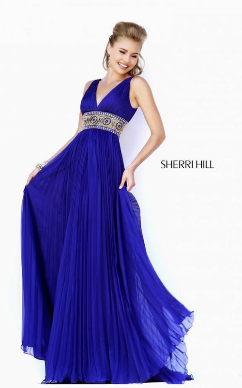 2016 Sexy Prom Gown Sherri Hill 11189 Vneck Sexy Prom Dresses