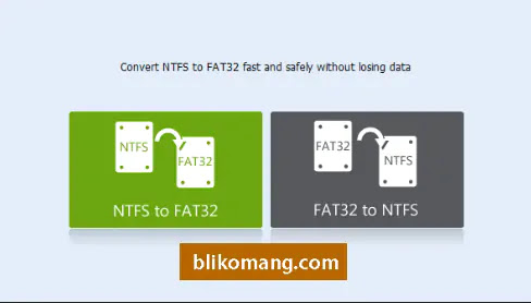 Cara Mengubah FAT32 ke NTFS dan Sebaliknya Tanpa Format