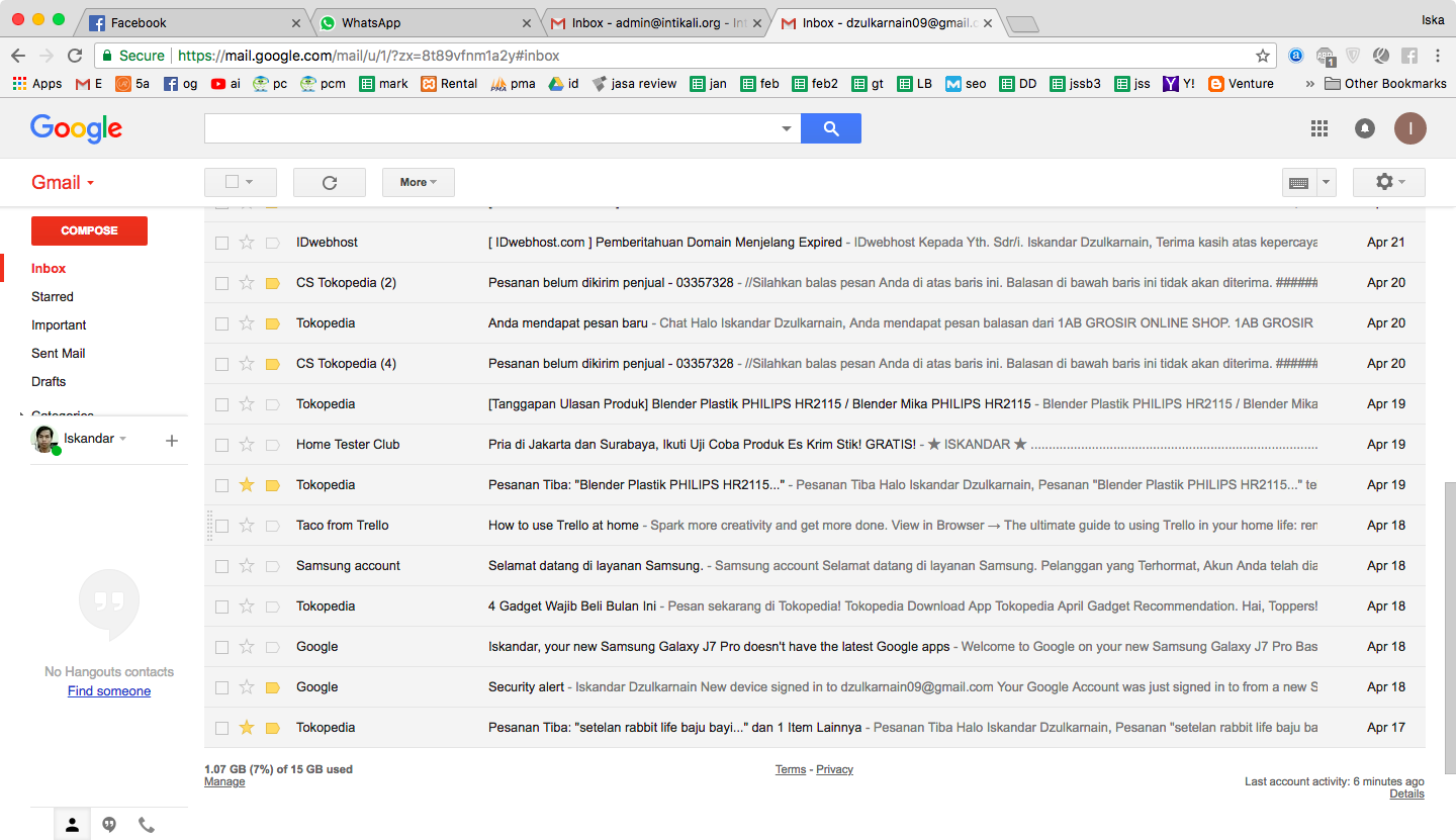 my gmail inbox mail