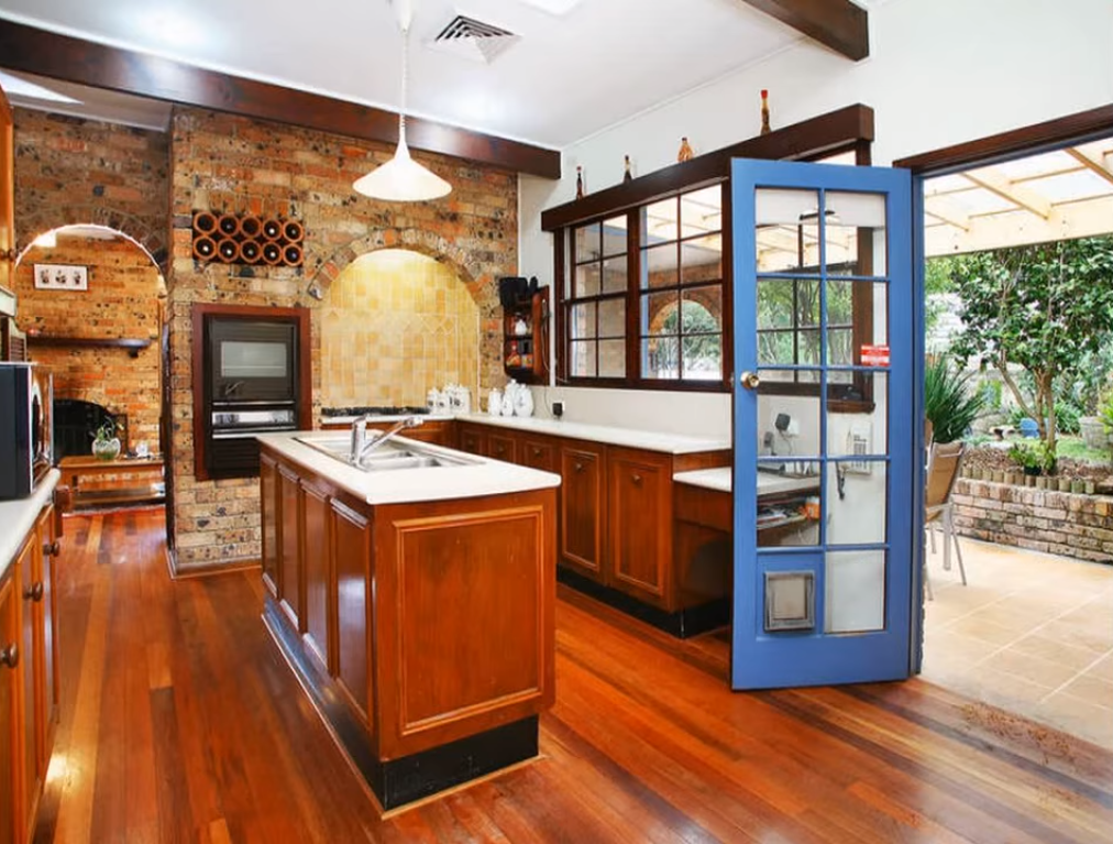 Exposed Brick Kitchen Design #kitchen >> #interior >> #design >> #