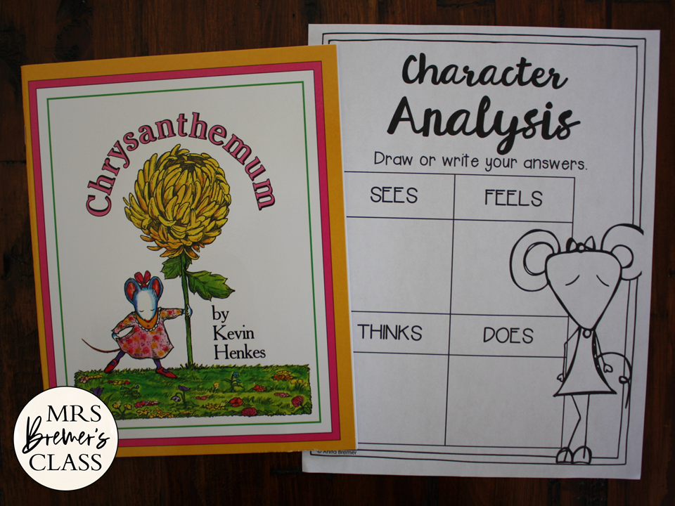 Chrysanthemum Book Study, Craftivity, and Class Book Mrs. Bremer's Class