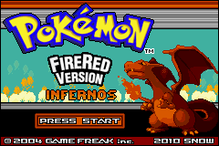 Pokemon Fire Red Infernos Cover,Title
