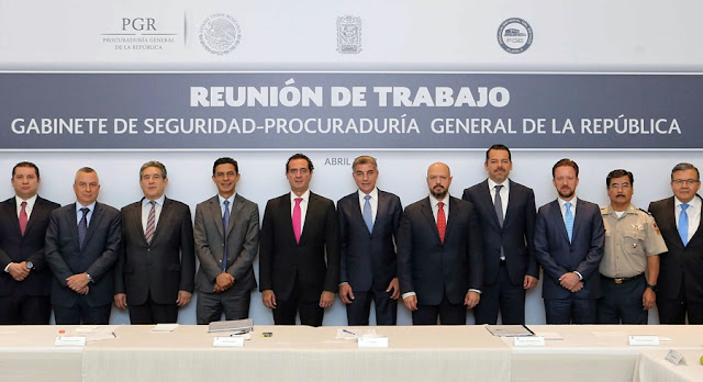 Gobierno estatal y PGR refuerzan colaboración institucional