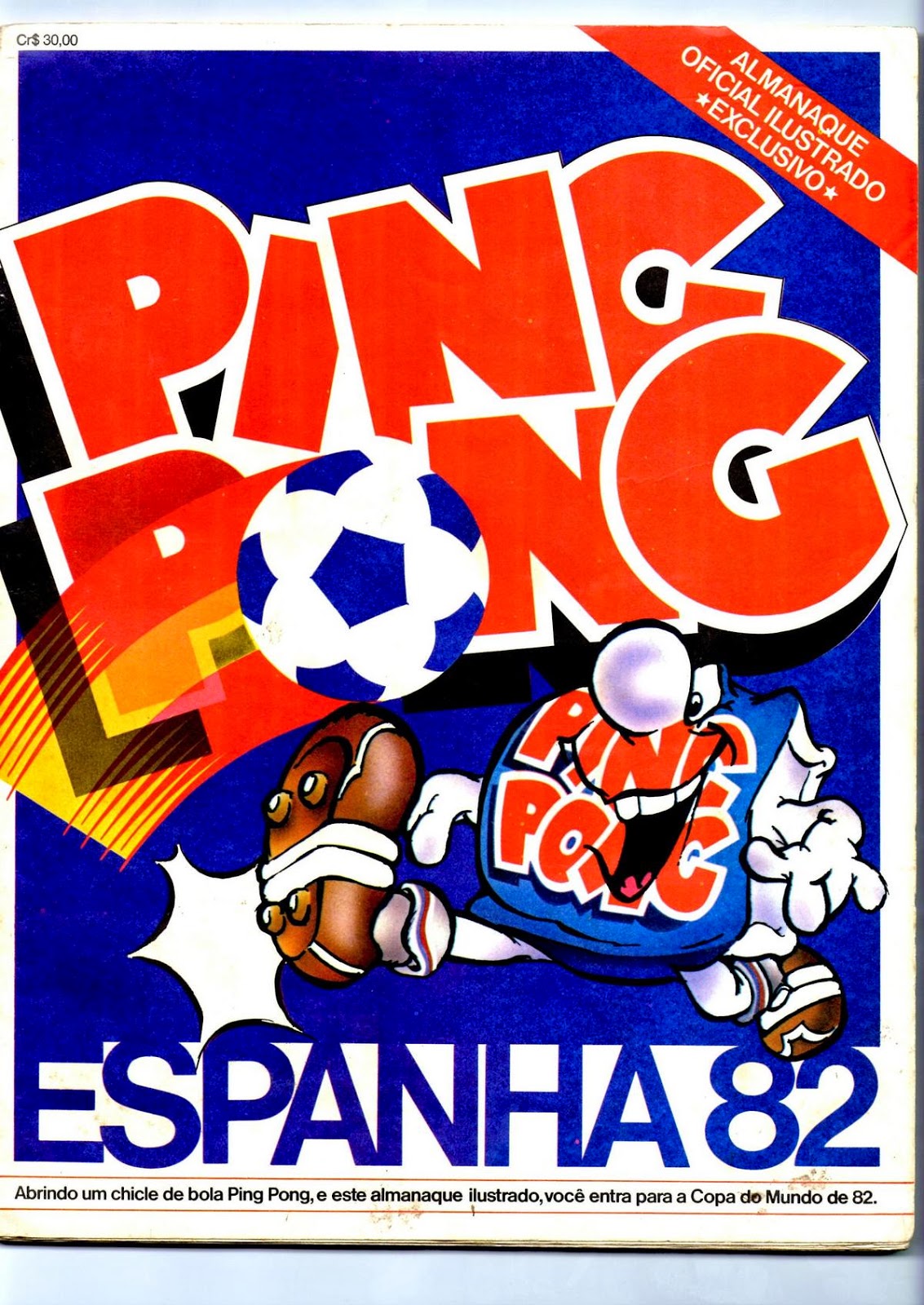 Almofada ping pong chiclete anos 80 retro chicle de bola