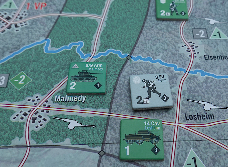 Battlefields and Warriors Battle of the Bulge by Compass Games