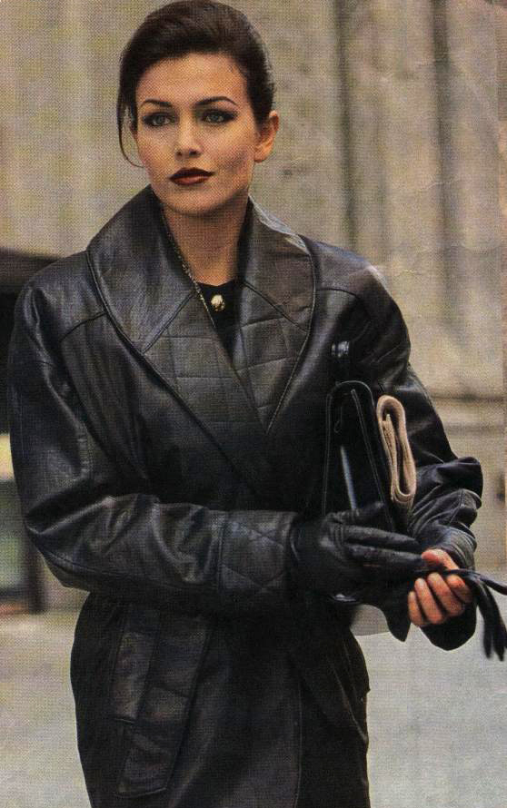 Leather Coat Daydreams: Among the first leather coat scans that ...