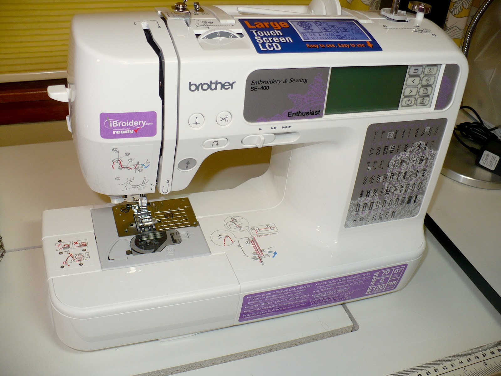 Eyelets in the Seams More Brother SE400 FUN...Sewing...