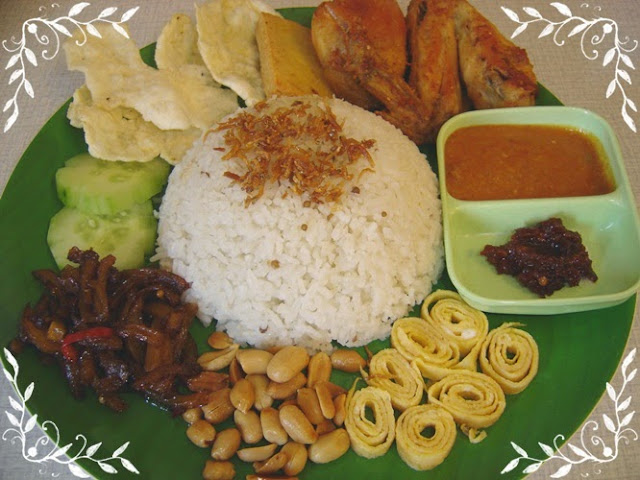 ayam Gambar Nasi Ayam Goreng Lalapan