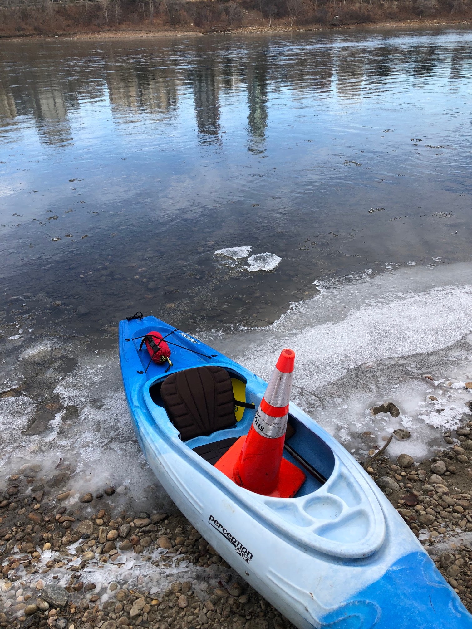 Canoeing Around Edmonton, Alberta, Canada End of Season