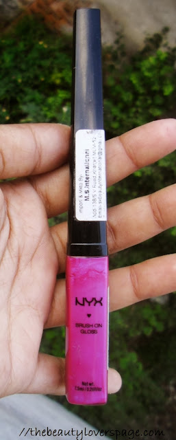 NYX Brush on Lip Gloss Fusion Shade