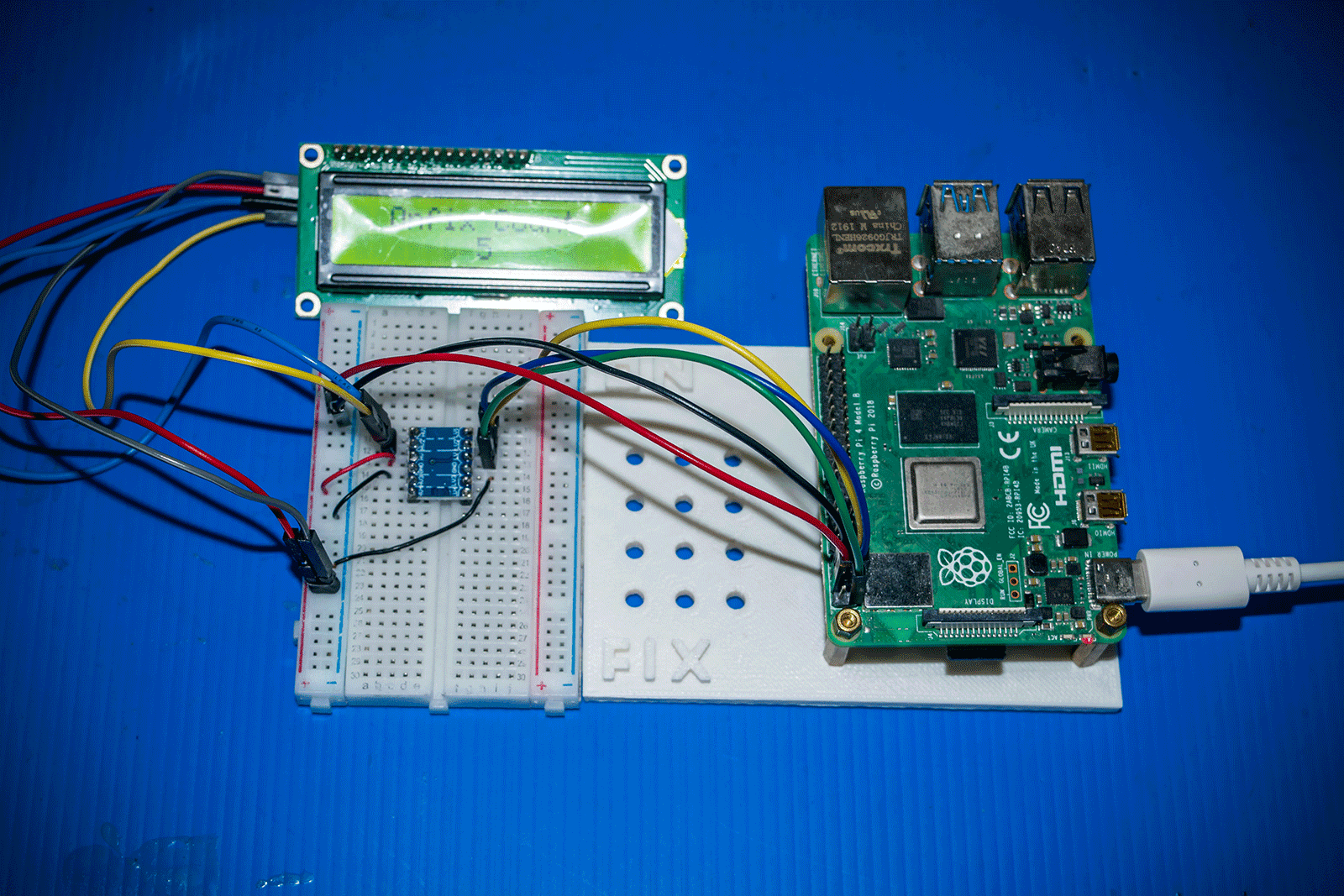 การใช้ Raspbian กับ 1602 LCD 16x2 I2C Interface ด้วยภาษา Python 3 - ON-FIX