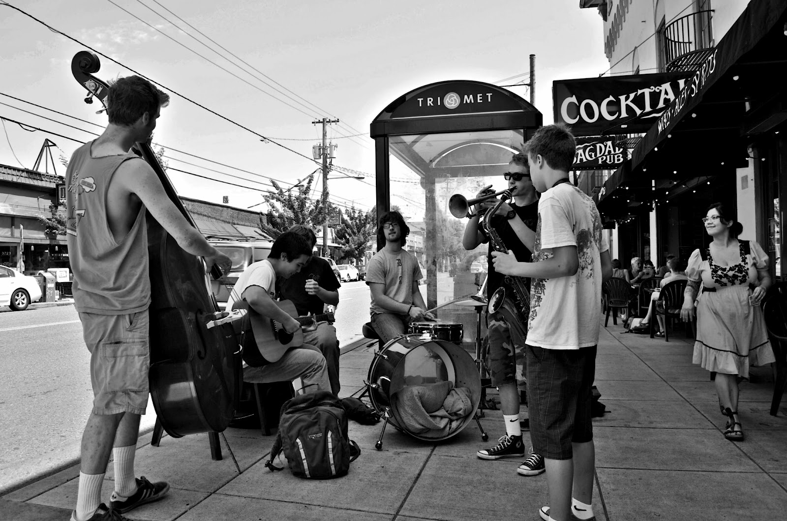 Ways I See the World Bus stop band