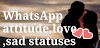 Love Attitude Whatsapp Status in Hindi