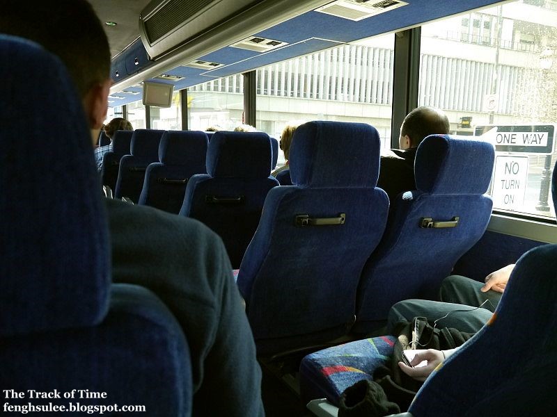 Megabus from Hartford to Boston The Track of Time