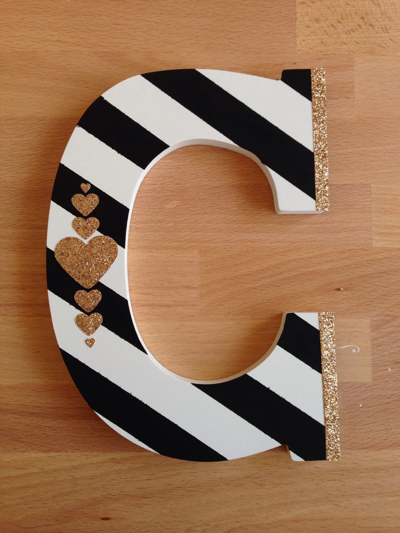 Painting Wood Letters Ideas Thankyou Letter