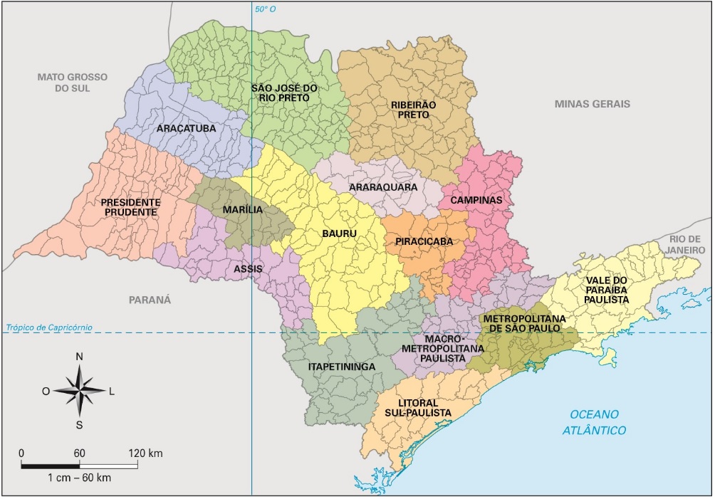 São Paulo As regiões do estado de São Paulo